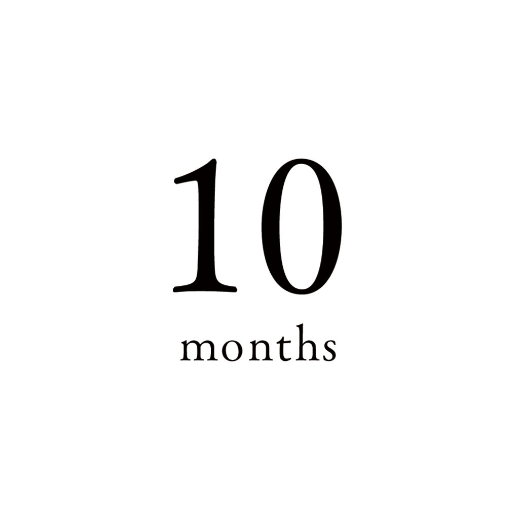 「10months」の月齢カード