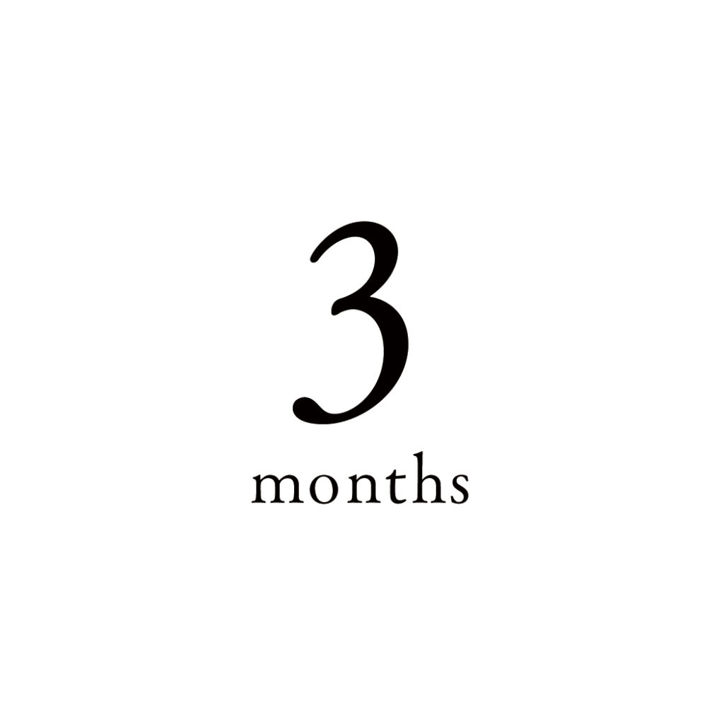 「3months」の月齢カード