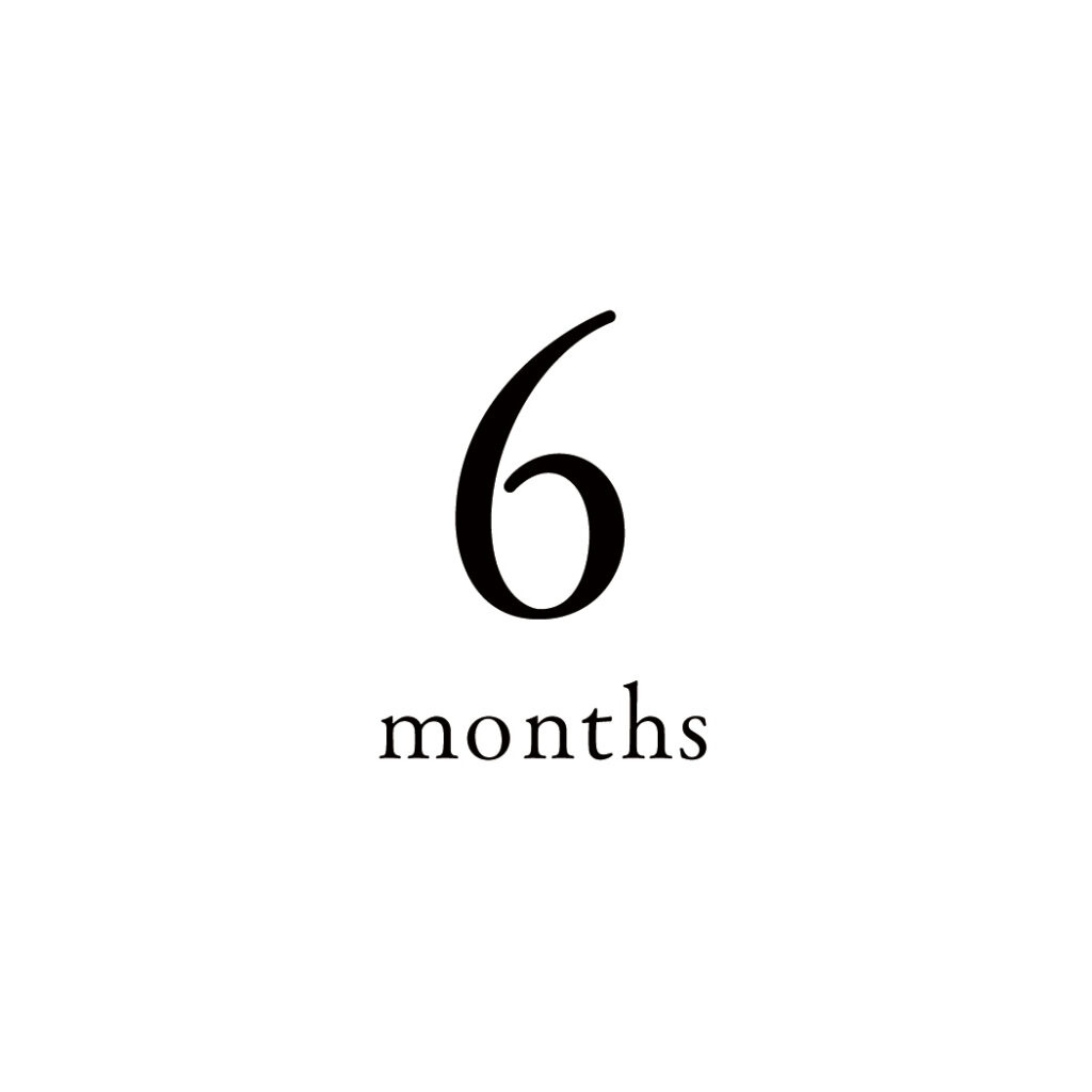 「6months」の月齢カード