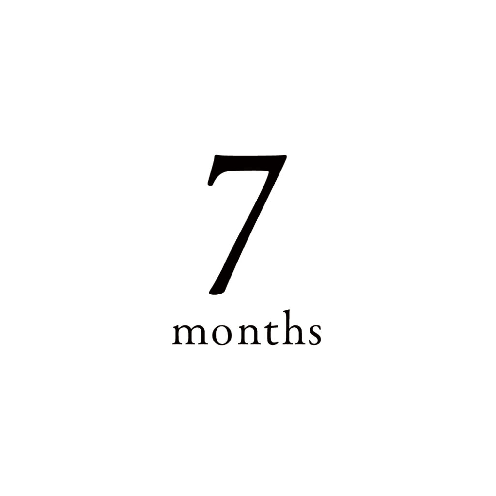 「7months」の月齢カード